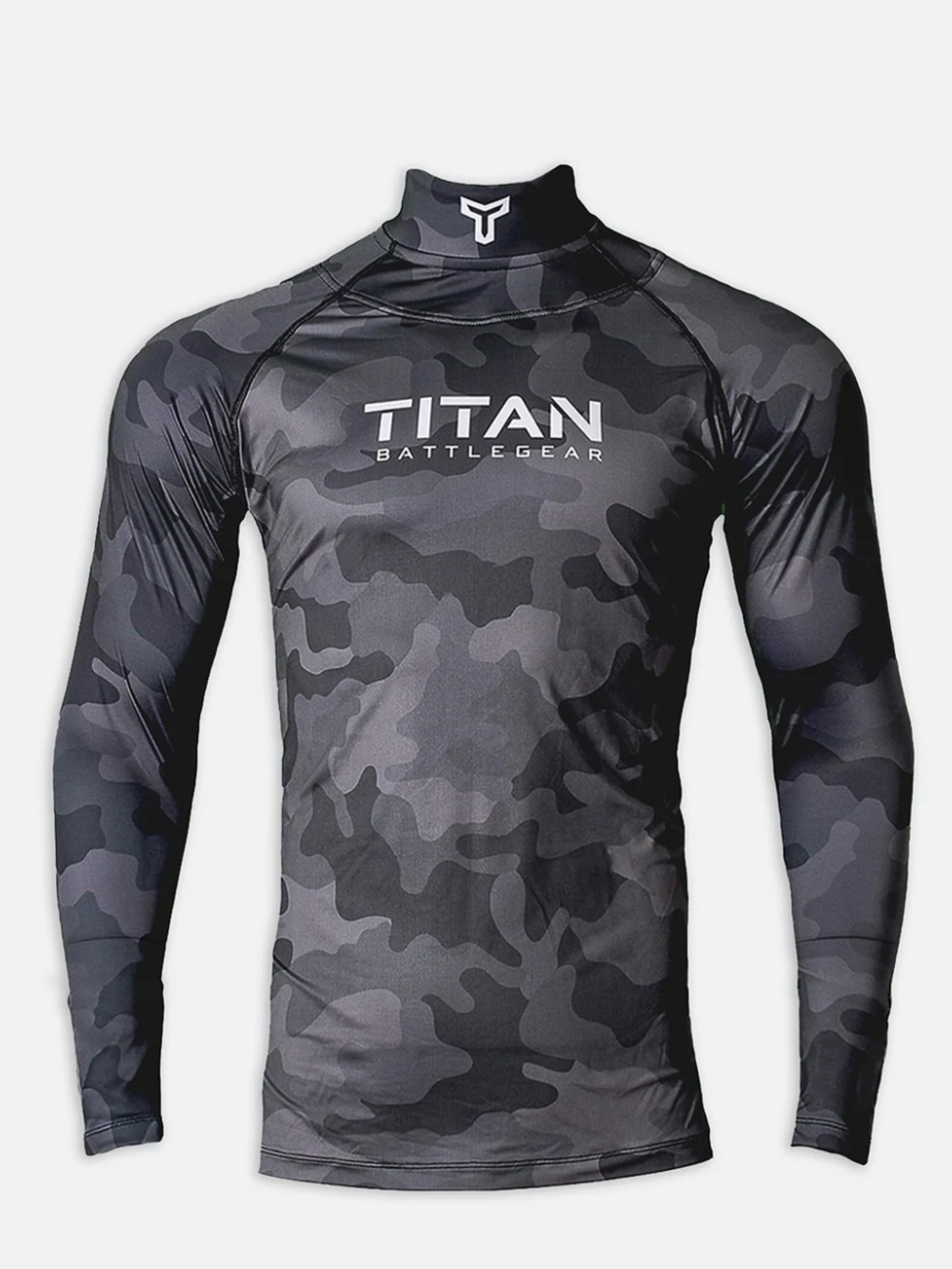 Youth Black Camo Long-Sleeve Hockey